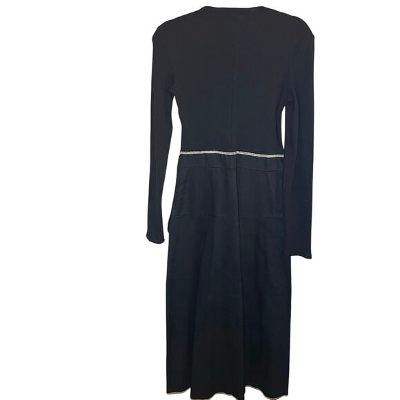 Nwt- Zara MATCHING DRESS WITH TOPSTITCHING-M - Picture 6 of 6